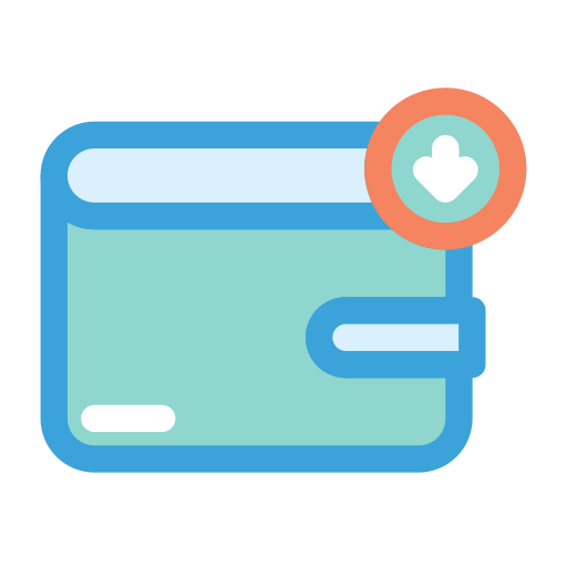 billetera icono gratis