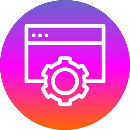 Web settings Generic Flat Gradient icon