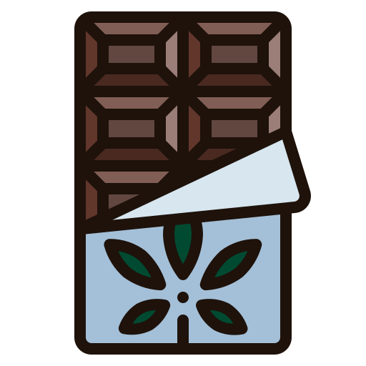 barra de chocolate icono gratis