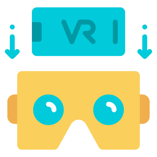 gafas de realidad virtual icono gratis