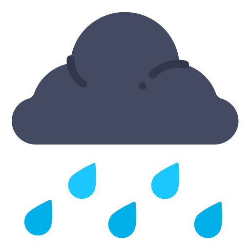 lluvia pesada icono gratis