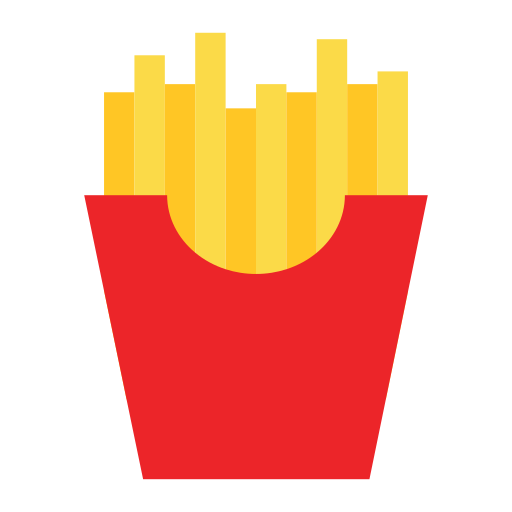 French fries Generic Flat icon