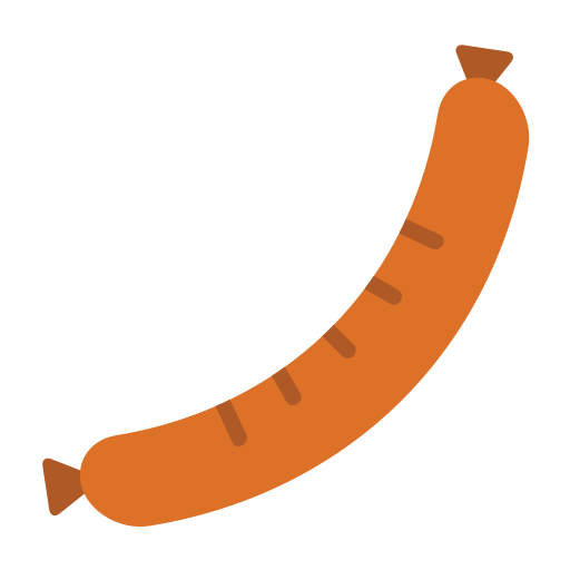 Sausage Generic Flat icon