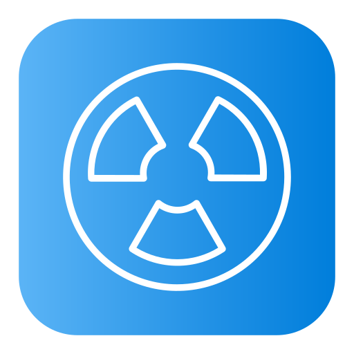 energía nuclear icono gratis