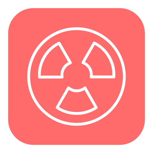 energía nuclear icono gratis