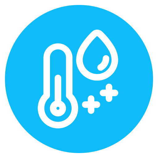 baja temperatura icono gratis