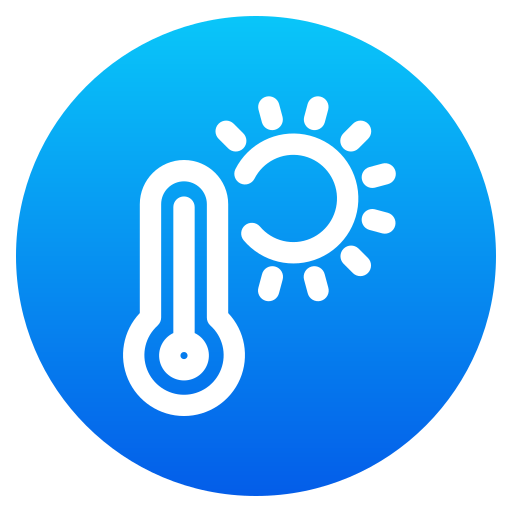 alta temperatura icono gratis