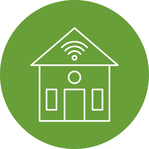 casa inteligente icono gratis