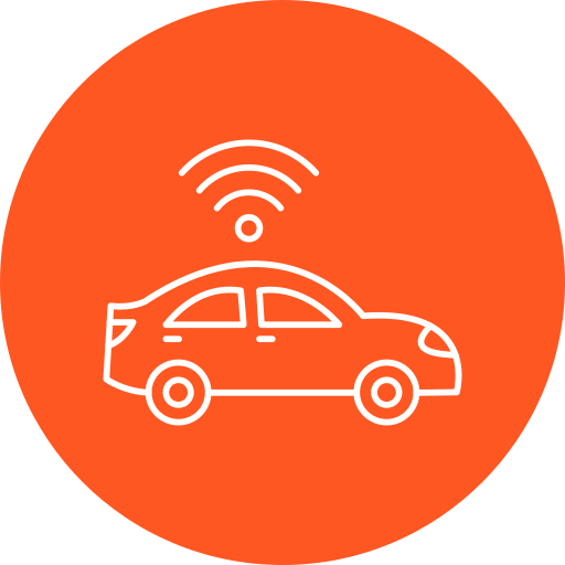 auto inteligente icono gratis