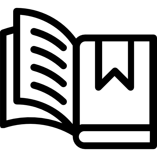 libro abierto icono gratis