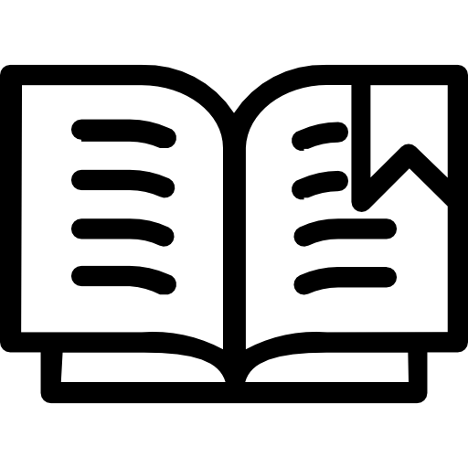 libro abierto icono gratis