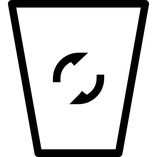 tacho de reciclaje icono gratis