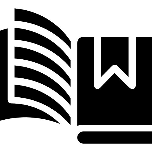 libro abierto icono gratis