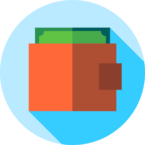 billetera icono gratis