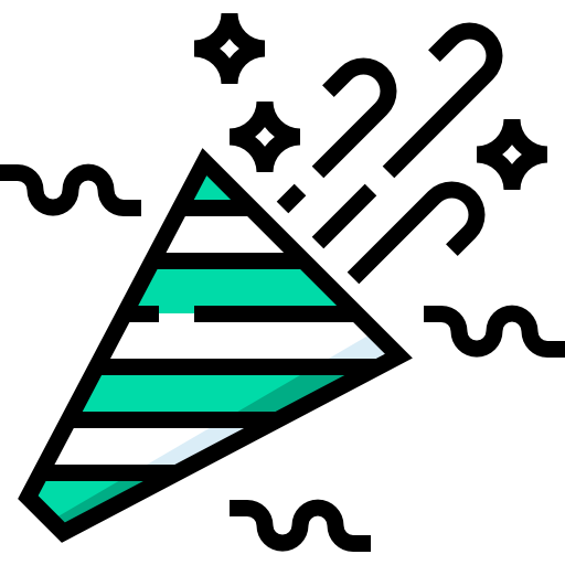 konfetti kostenlos Icon konfetti kostenlos Icon