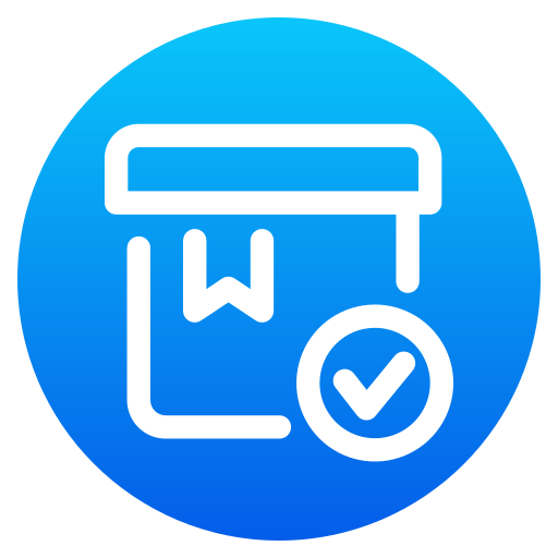 paquete entregado icono gratis