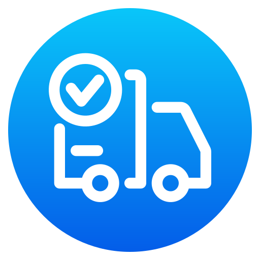 camión de reparto icono gratis