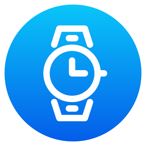 reloj de mano icono gratis