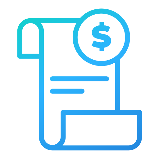 Invoice Generic Gradient icon