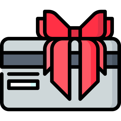 tarjeta de regalo icono gratis