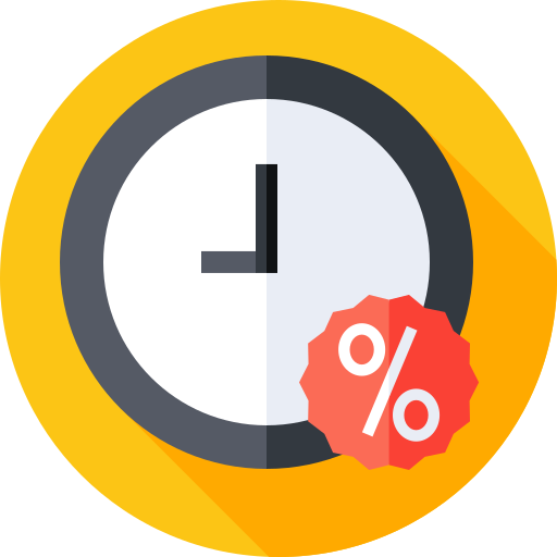 Clock Flat Circular Flat icon