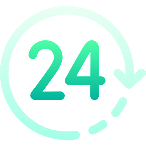 24 시간 무료 아이콘 24 시간 무료 아이콘