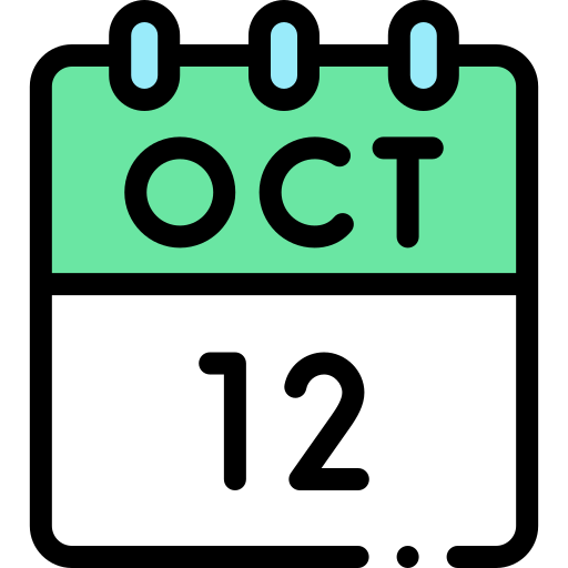 octubre icono gratis