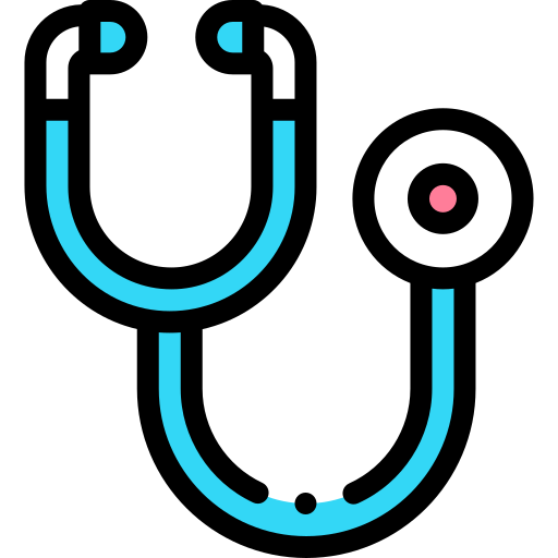 Stethoscope Detailed Rounded Lineal color icon