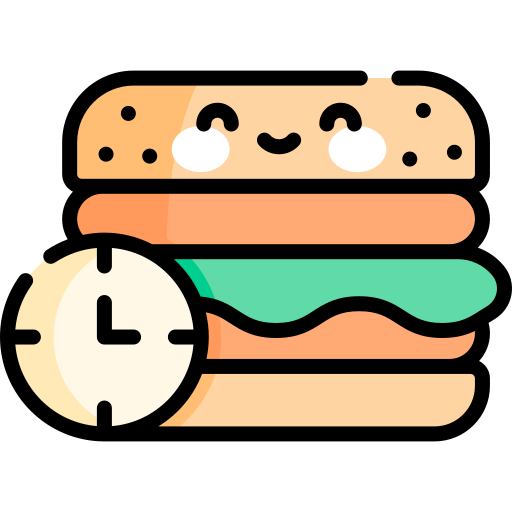 Lunch time free icon