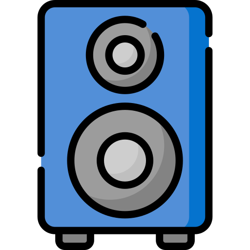 altavoz de audio icono gratis