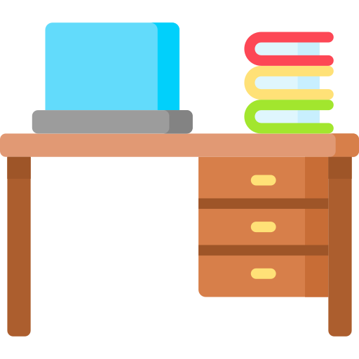 Desk - Free furniture and household icons