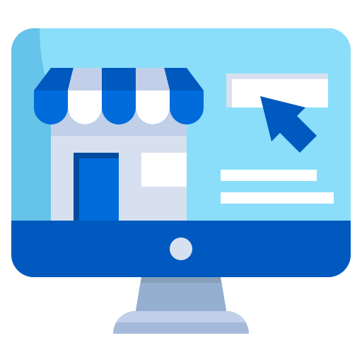 Online shopping  free icon