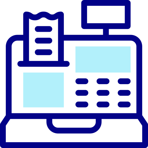 caja registradora icono gratis