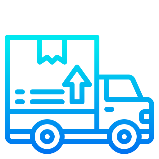 Delivery truck - Free shipping and delivery icons