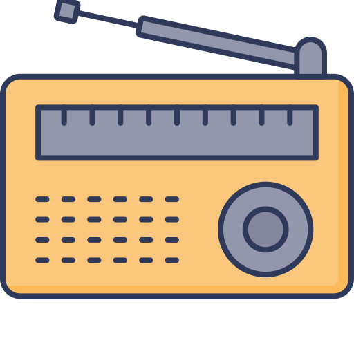 Radio Dinosoft Lineal Color icon