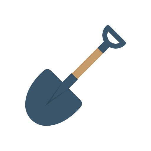 Shovel Dinosoft Flat icon