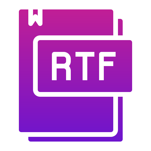 rtf icono gratis