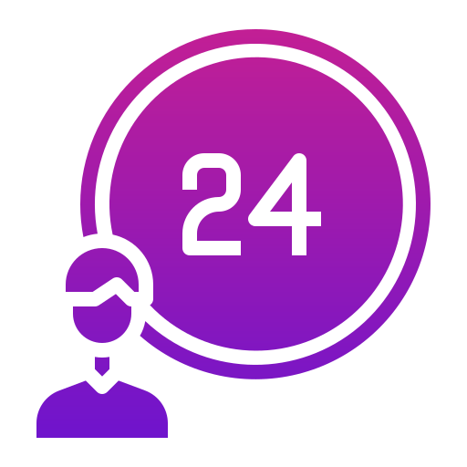 24 hours free icon