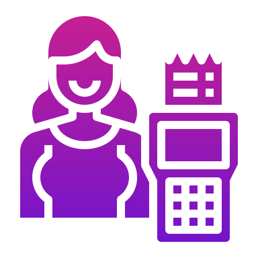 la caissière Icône gratuit