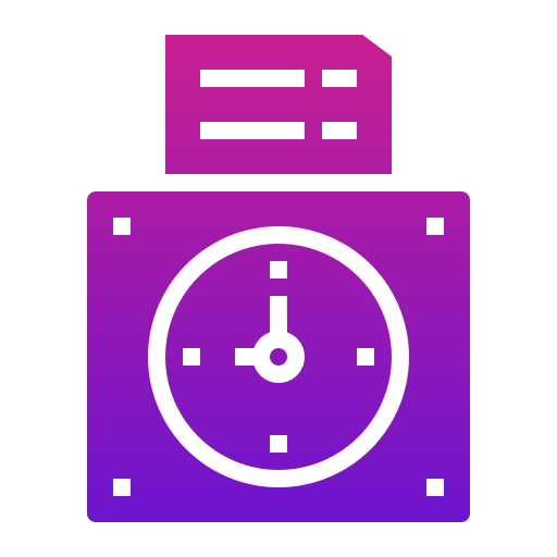 registrador de tiempo icono gratis