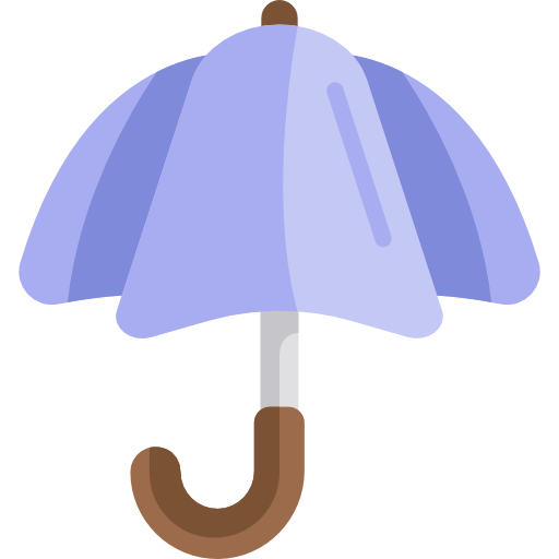 Umbrella Kawaii Flat icon