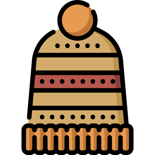 Зимняя шапка бесплатно иконка