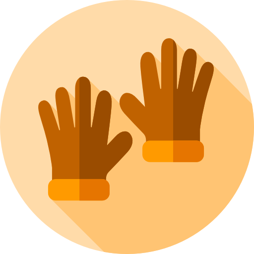 guantes icono gratis