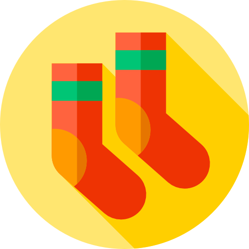 Socks Flat Circular Flat icon