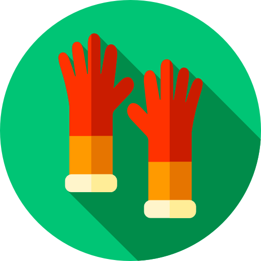 guantes icono gratis