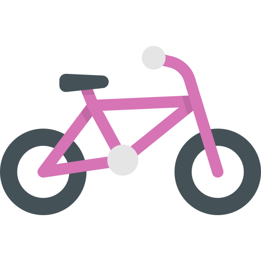 Bicycle Kawaii Flat icon