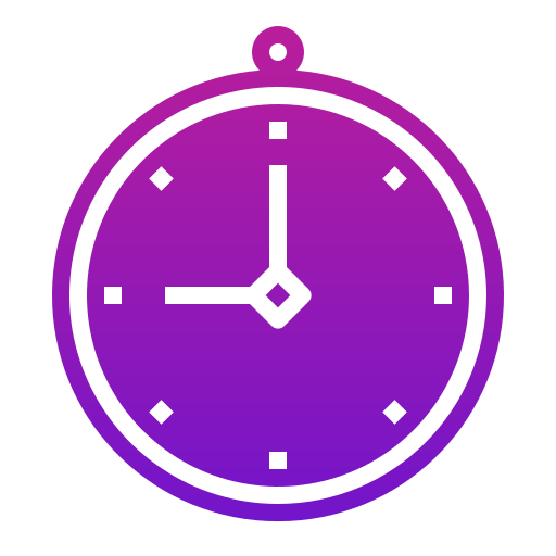 Wall clock Generic Flat Gradient icon