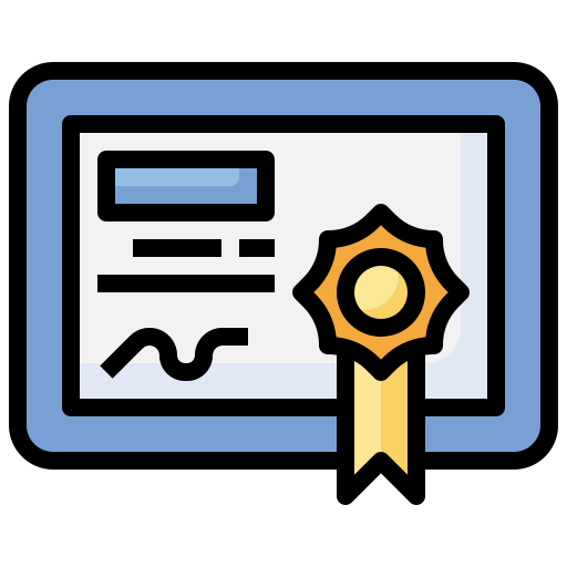 certificado grátis ícone certificado grátis ícone
