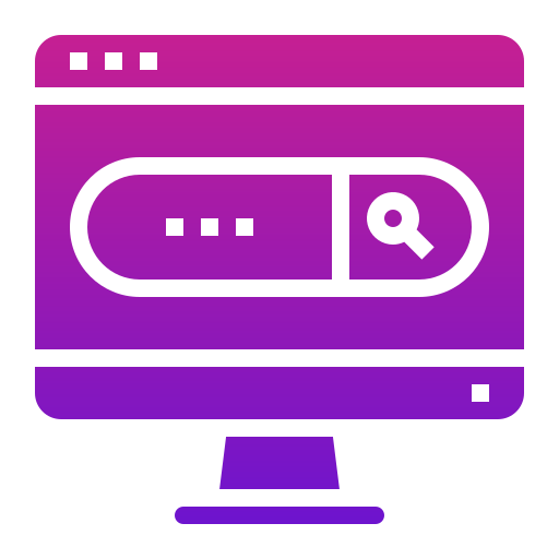 Search bar Generic Flat Gradient icon