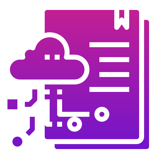 Cloud computing Generic Flat Gradient icon